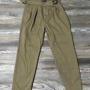Express khaki pants with belt